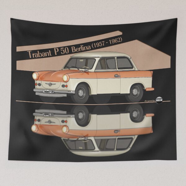 Item preview, Trabant P50 Marmorweiss und Rohrgelb Farbe (1957–1962) – The icon of the East designed and sold by Azaziel.