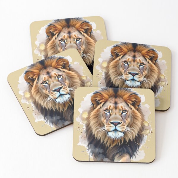 Item preview, Lion splashing ink v4 designed and sold by Kimhunza.