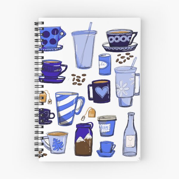 Item preview, Stay hydrated! (Blue Cups and bottles) 2 designed and sold by Karen-Rocha.