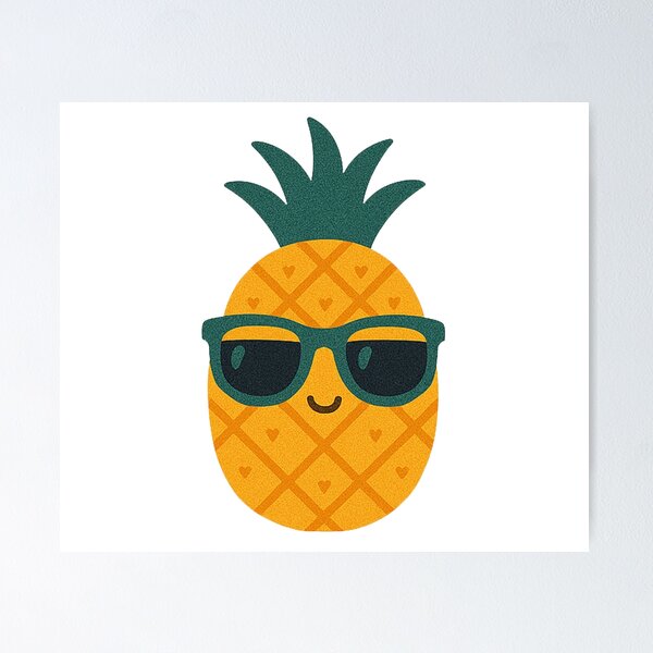 Item preview, Cool Pineapple – Funny Summer Fruit with Sunglasses Design designed and sold by DKunic.