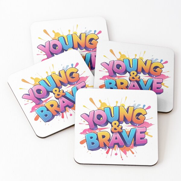 Item preview, Young and Brave – Color Splash School Design designed and sold by silvia~design.