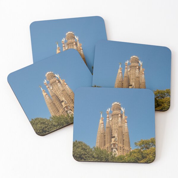 Item preview, Sagrada Família Spires in summer, Barcelona. Spain designed and sold by bailey-cooper.
