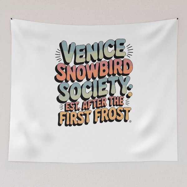 Item preview, Venice Snowbird Society Florida Retirement designed and sold by slappywalker.