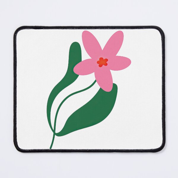 Item preview, Minimal Pink Five-Petal Flower Illustration designed and sold by ArtfulWeave.