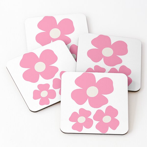 Item preview, Simple Pink Flowers Trio Design designed and sold by ArtfulWeave.