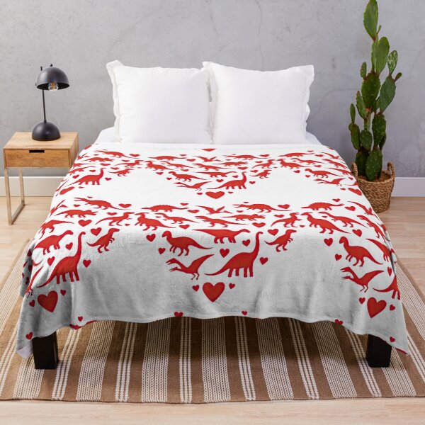 Item preview, Red Dinosaur Heart Shape Design designed and sold by ArtfulWeave.