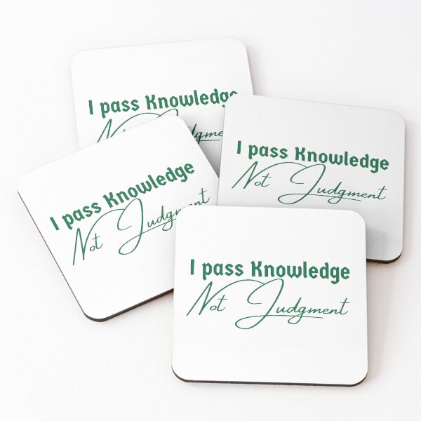 Item preview, I Pass Knowledge, Not Judgment - The Stoic Teacher’s Reminder designed and sold by LexaArtworks.