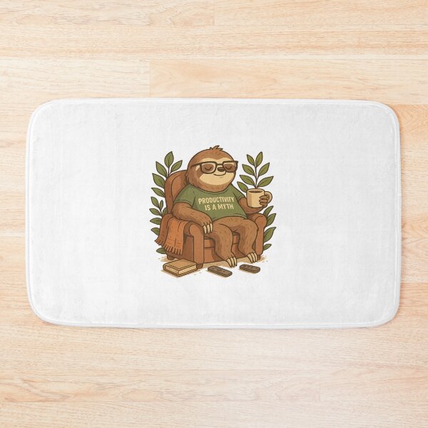 Item preview, Productivity is a Myth – Lazy Sloth Vibes designed and sold by Art-Tacos.