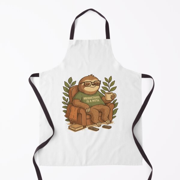 Item preview, Productivity is a Myth – Lazy Sloth Vibes designed and sold by Art-Tacos.