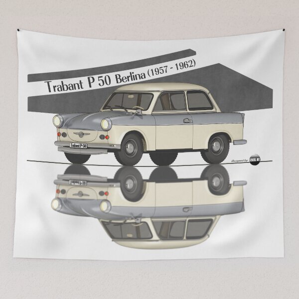 Item preview, Trabant P50 Marmorweiss und Silbergrau Farbe (1957–1962) – The icon of the East designed and sold by Azaziel.
