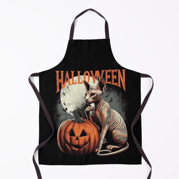 Item preview, My Cat waiting on Halloween Sphynx designed and sold by LLdreams.