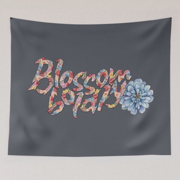 Item preview, Blossom Boldly – Empowering Floral Typography Design designed and sold by MerchYouSearch.