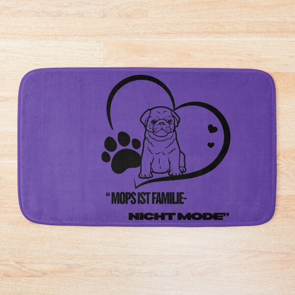 Item preview, Pugs are family – not fashion | Statement Design designed and sold by MitMopsundHerz Rosinchens_Welt.