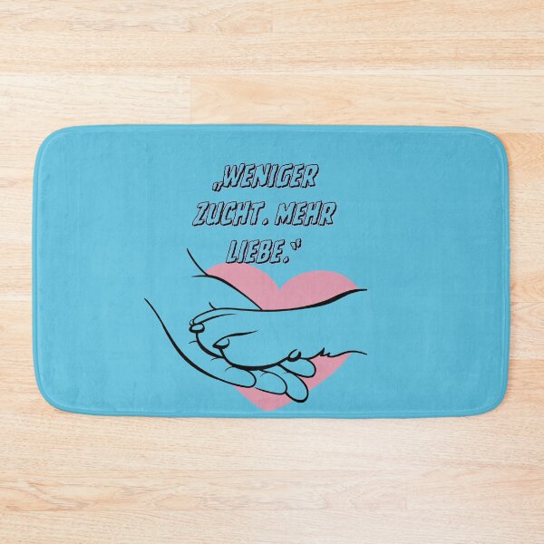 Item preview, Less breeding. More love. | Pfotenherz Statement designed and sold by MitMopsundHerz Rosinchens_Welt.