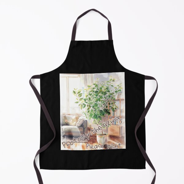 Item preview, Photosynthesizing… Please Wait – Chill Watercolor Plant Design designed and sold by Ela-graphicwiz.