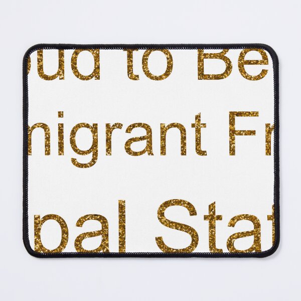 Item preview, PROUD TO BE AN IMMIGRANT FROM PAPAL STATES SEQUIN designed and sold by TheIconSmith.