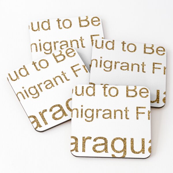 Item preview, PROUD TO BE AN IMMIGRANT FROM PARAGUAY SEQUIN designed and sold by TheIconSmith.