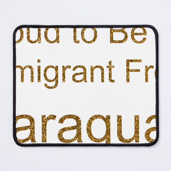 Item preview, PROUD TO BE AN IMMIGRANT FROM PARAGUAY SEQUIN designed and sold by TheIconSmith.