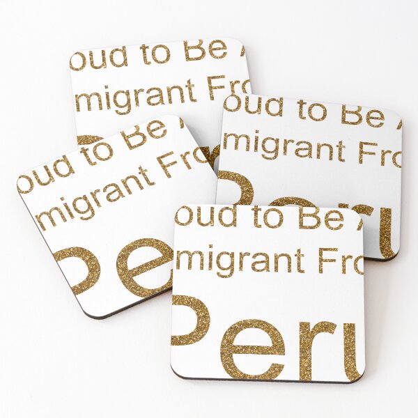 Item preview, PROUD TO BE AN IMMIGRANT FROM PERU SEQUIN designed and sold by TheIconSmith.