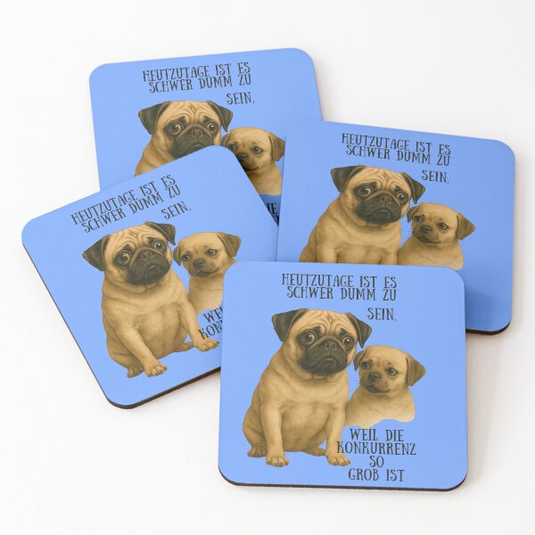 Item preview, “Pug wisdom: The competition is fierce” designed and sold by MitMopsundHerz Rosinchens_Welt.