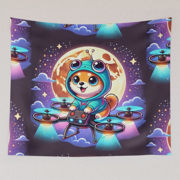 Item preview, Cute Dog in Alien Costume designed and sold by BrujasApparel.