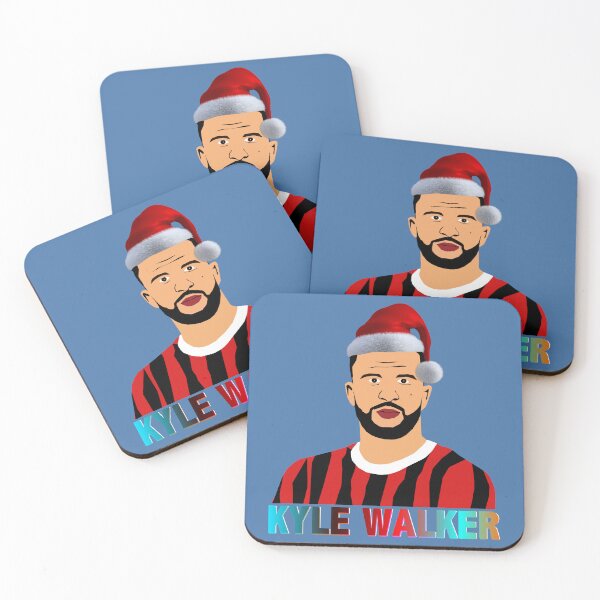 Item preview, Kyle Walker Christmas illustration designed and sold by ZooStateofMind.