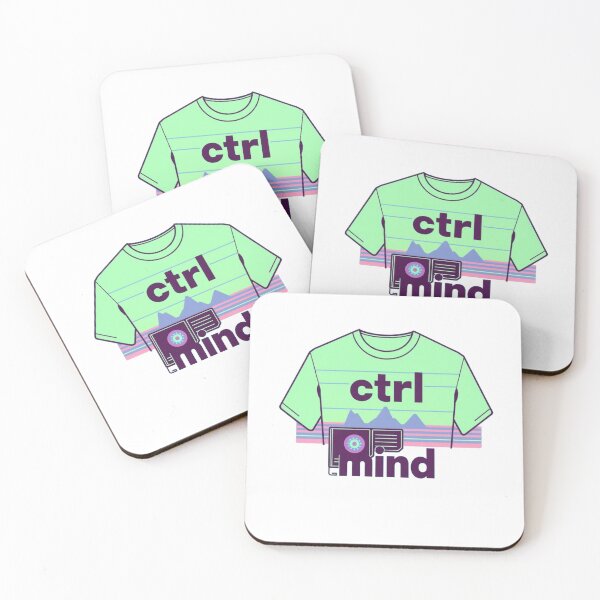 Item preview, Retro Pastel "Ctrl Mind" designed and sold by TeeTastic Designs.