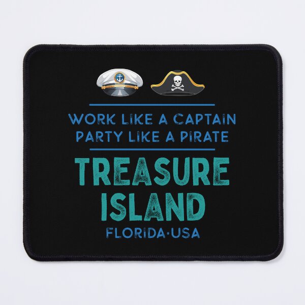 Item preview, Treasure Island Florida Captain, Pirate Design designed and sold by Futurebeachbum.