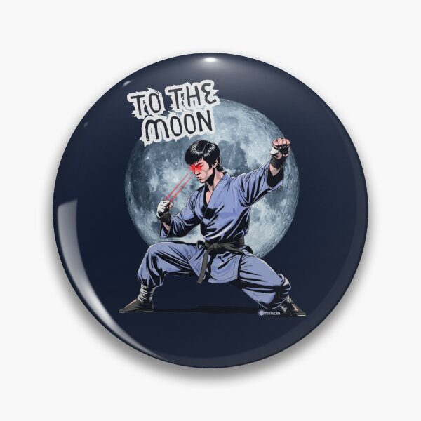 Item preview, Crypto Warrior – To the Moon (Blue Edition) designed and sold by Silvernuit.