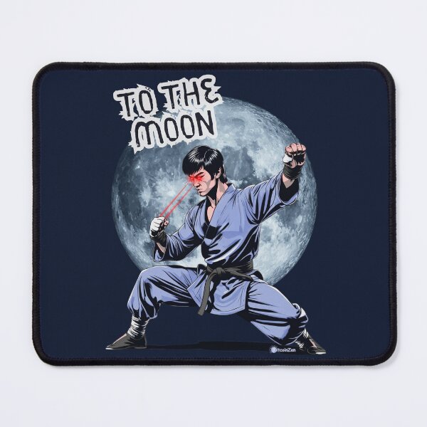 Item preview, Crypto Warrior – To the Moon (Blue Edition) designed and sold by Silvernuit.
