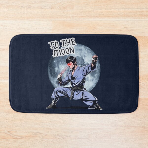 Item preview, Crypto Warrior – To the Moon (Blue Edition) designed and sold by Silvernuit.
