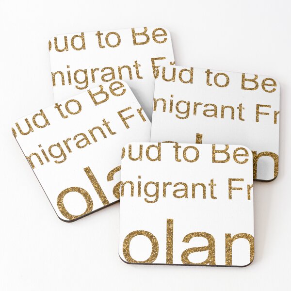 Item preview, PROUD TO BE AN IMMIGRANT FROM POLAND SEQUIN designed and sold by TheIconSmith.