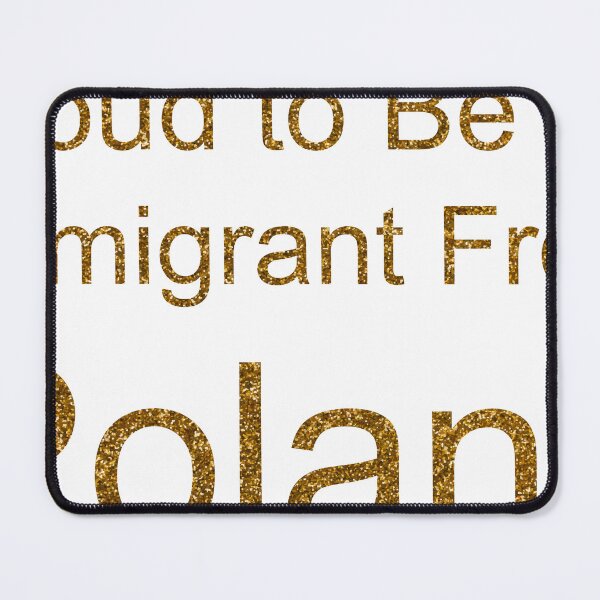 Item preview, PROUD TO BE AN IMMIGRANT FROM POLAND SEQUIN designed and sold by TheIconSmith.