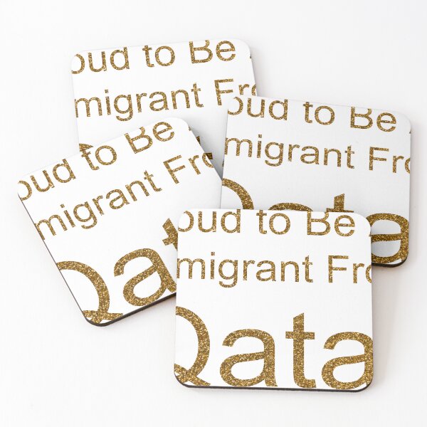 Item preview, PROUD TO BE AN IMMIGRANT FROM QATAR SEQUIN designed and sold by TheIconSmith.