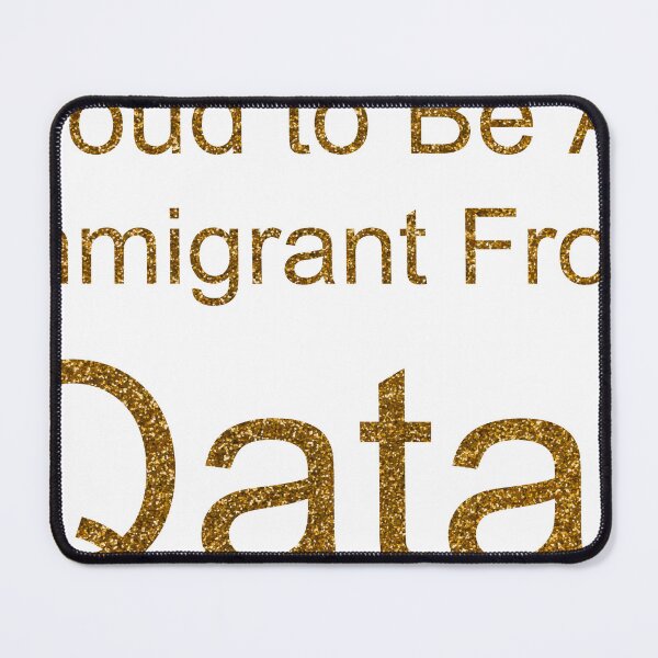 Item preview, PROUD TO BE AN IMMIGRANT FROM QATAR SEQUIN designed and sold by TheIconSmith.