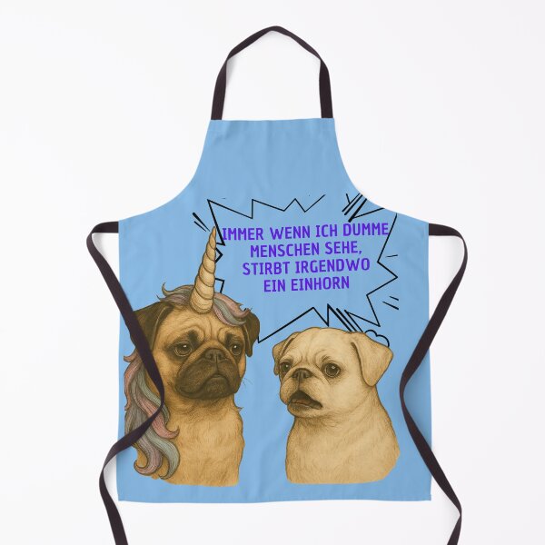 Item preview, “A pug, a unicorn & a stupid saying” designed and sold by MitMopsundHerz Rosinchens_Welt.