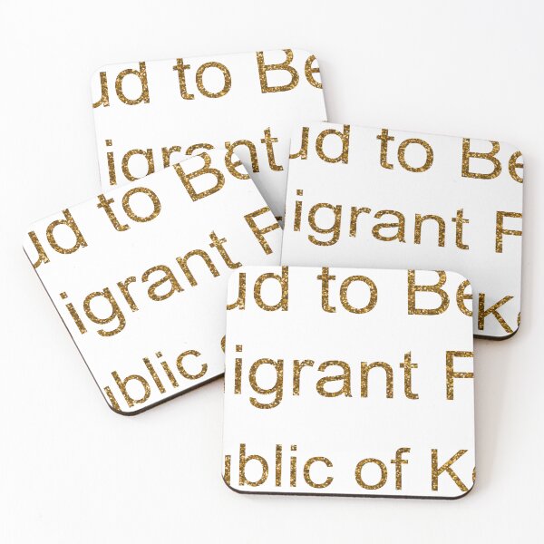 Item preview, PROUD TO BE AN IMMIGRANT FROM REPUBLIC OF KOREA  SEQUIN designed and sold by TheIconSmith.