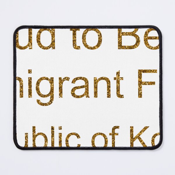 Item preview, PROUD TO BE AN IMMIGRANT FROM REPUBLIC OF KOREA SEQUIN designed and sold by TheIconSmith.