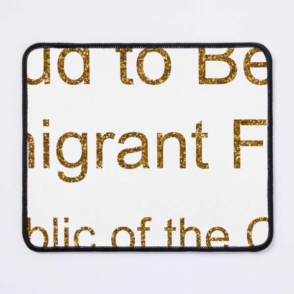 Item preview, PROUD TO BE AN IMMIGRANT FROM REPUBLIC OF THE CONGO SEQUIN designed and sold by TheIconSmith.