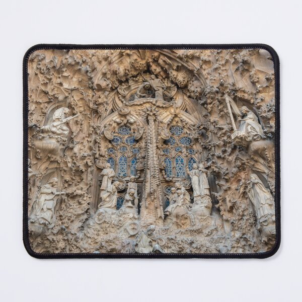 Item preview, Intricately carved exterior window of Sagrada Família. Barcelona. Spain designed and sold by bailey-cooper.