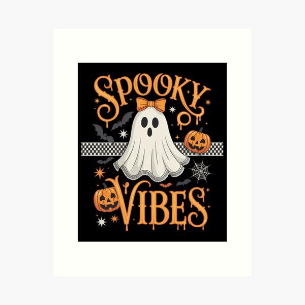 Item preview, Spooky Vibes Ghost Halloween Women designed and sold by ConceptForQuest.