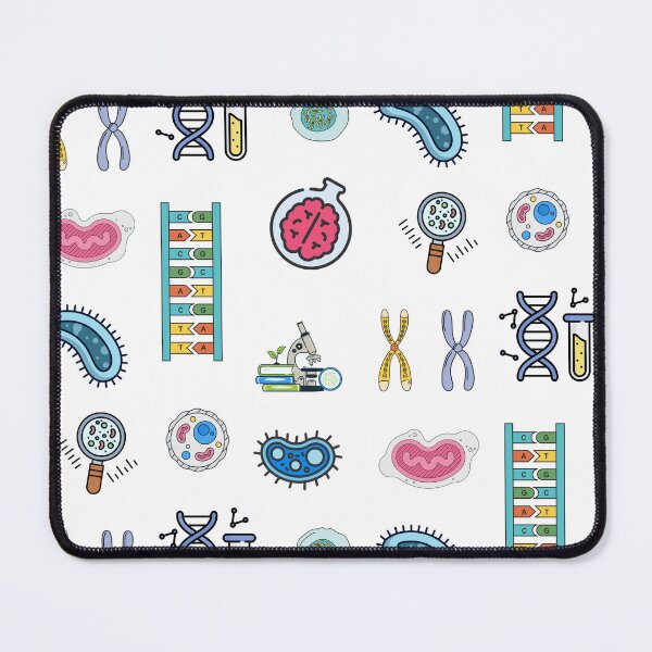 Item preview, Back to School Science Lab Biology Icons – DNA, Cells & Microscope Design designed and sold by ElixirCraft.