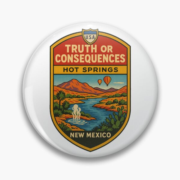 Item preview, Vintage Style Truth or Consequences New Mexico designed and sold by Decal Mania.