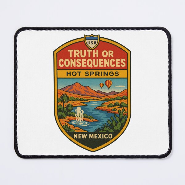 Item preview, Vintage Style Truth or Consequences New Mexico designed and sold by Decal Mania.
