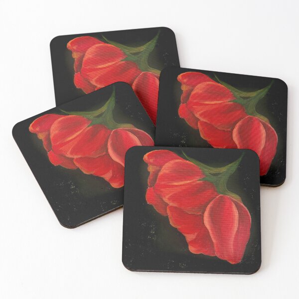 Item preview, red flower designed and sold by DariaCeppelli.