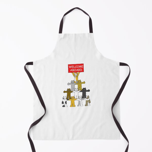 Item preview, Welcome Aboard Cartoon Cats designed and sold by KateTaylor.