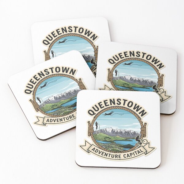 Item preview, A Collectible Queenstown Badge: For the True Adventurer designed and sold by Digital Dreams Arts.