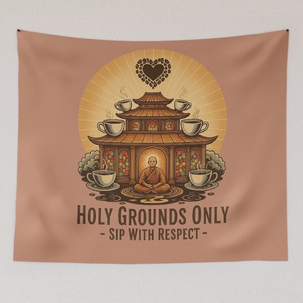 Item preview, Holy Grounds Only designed and sold by Uglyandcute.
