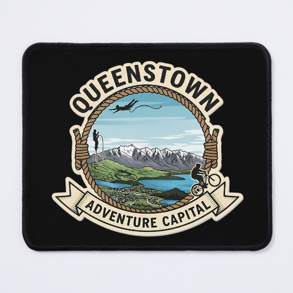 Item preview, A Collectible Queenstown Badge: For the True Adventurer designed and sold by Digital Dreams Arts.