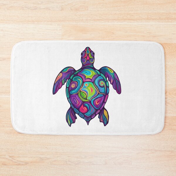 Item preview, Vibrant Abstract Sea Turtle designed and sold by SportKI.